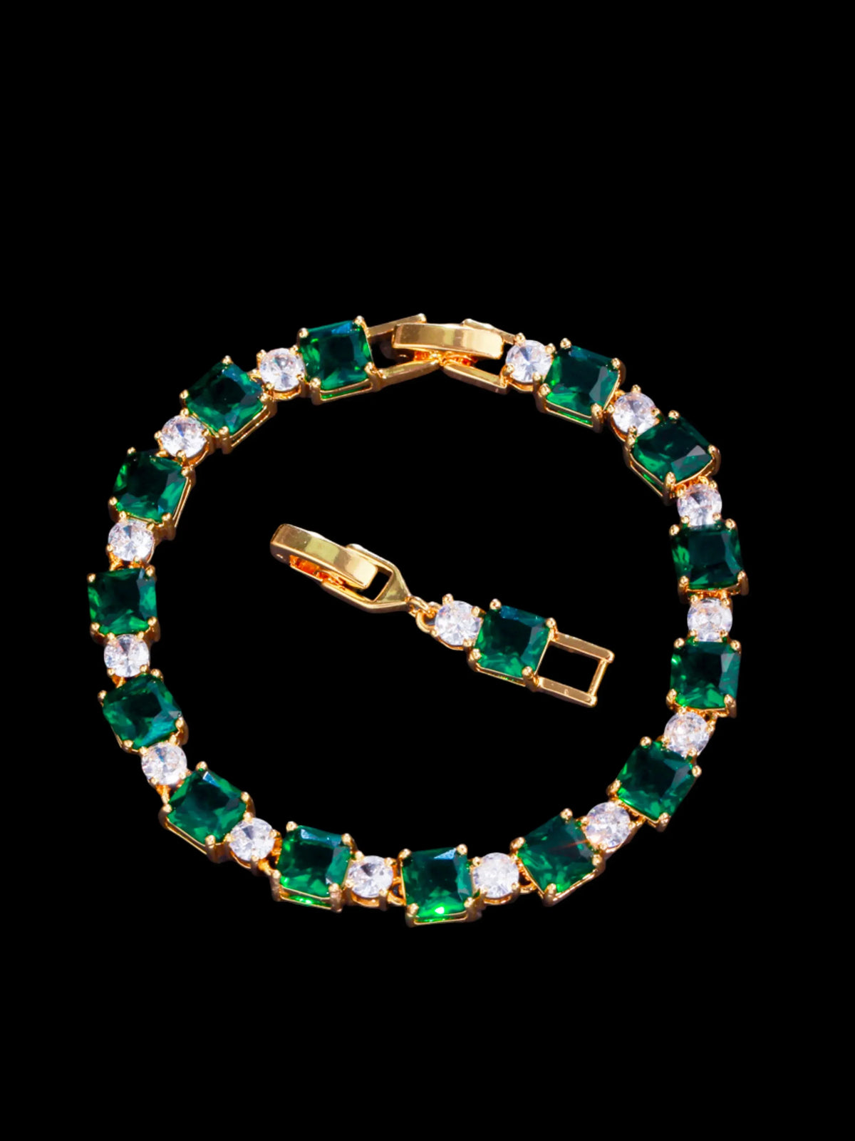 Cube Bracelet | Gold