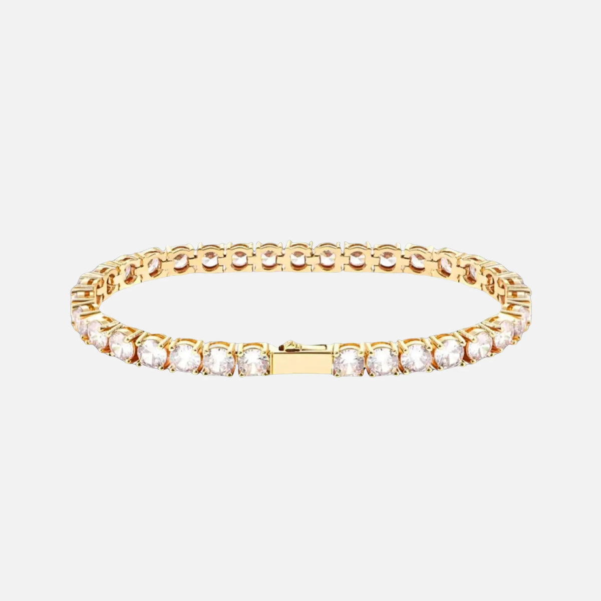 Tennis Bracelet - 4mm - Gold