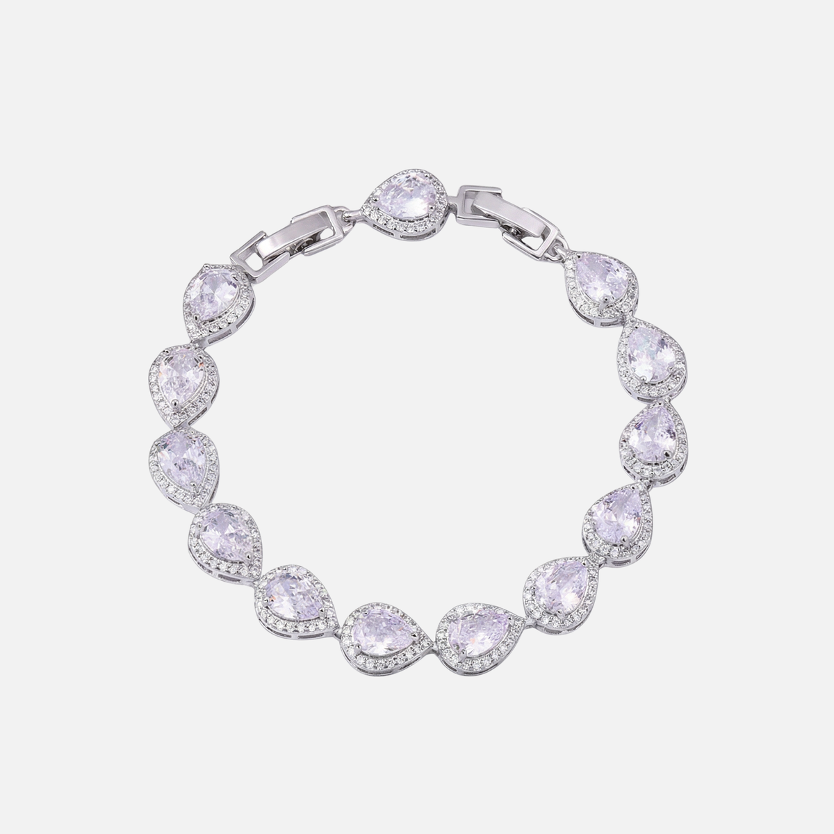 Tear Drop Bracelet - Silver