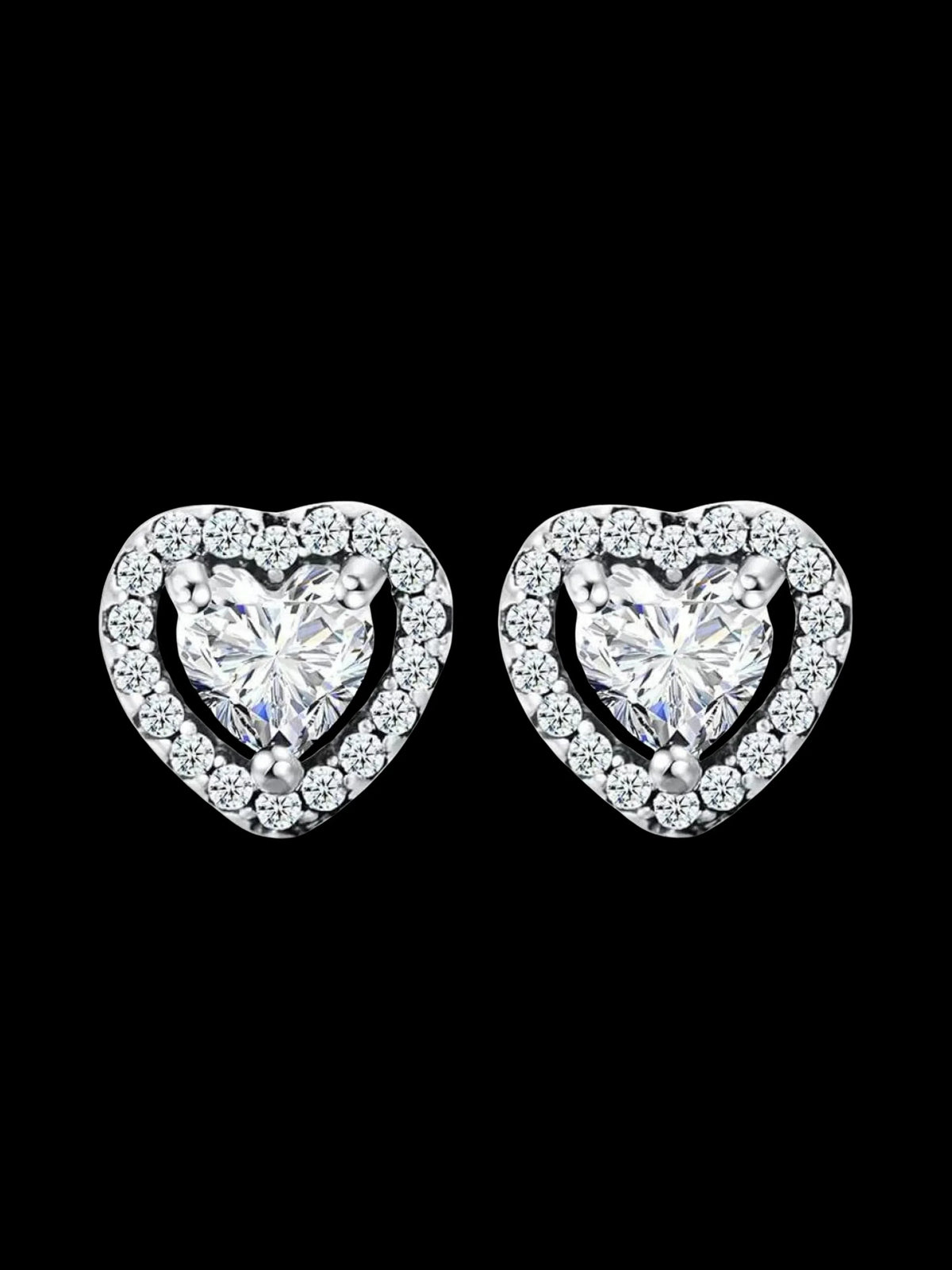 Hearts Earrings (S925)